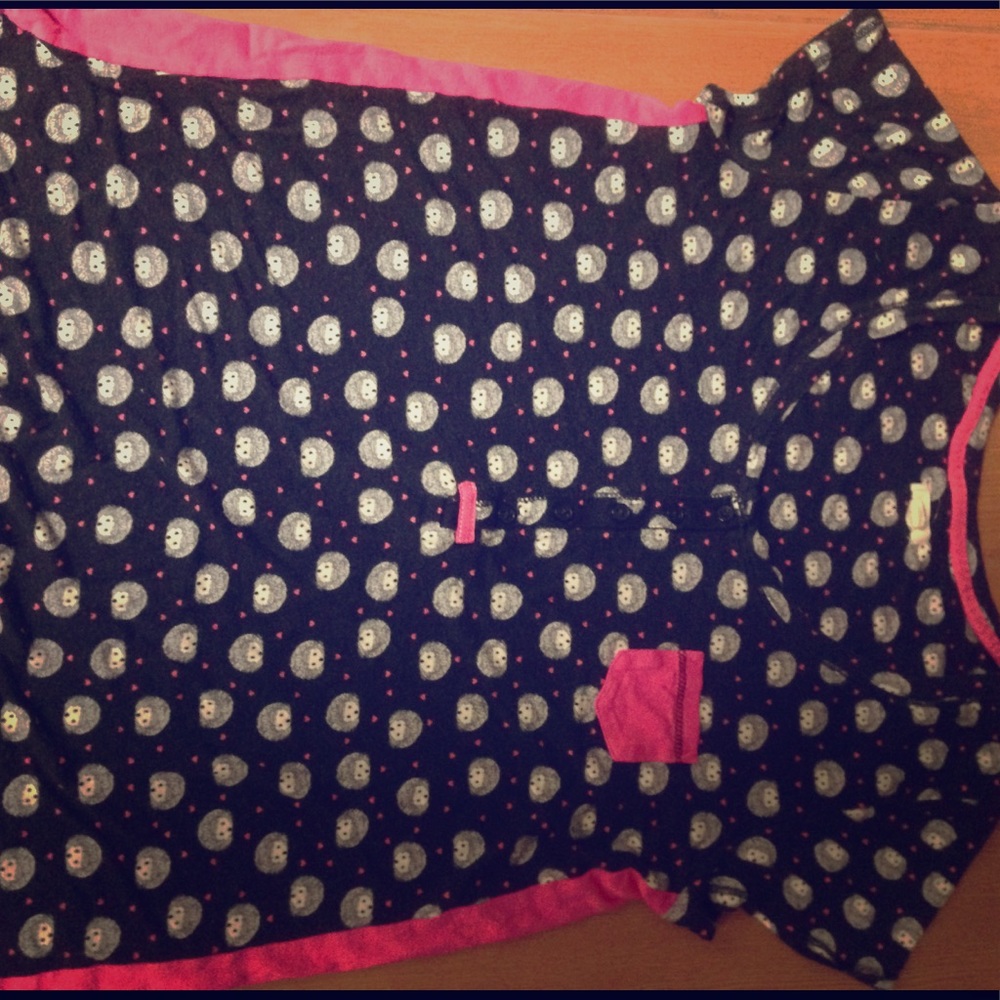 Porcupine Tee Shirt 👚 by Layla size Medium